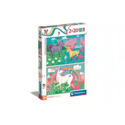 Puzzles Unicornios Brillantes