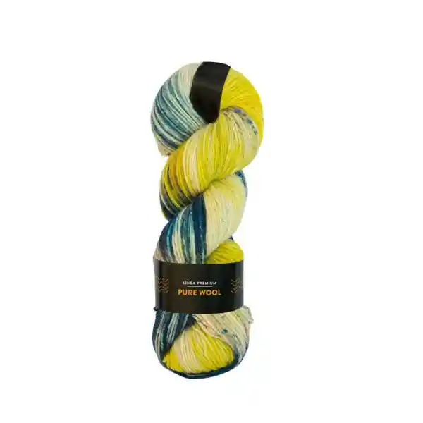 Pure Wool Mix - Blue Lemon Berries 028 100 Gr