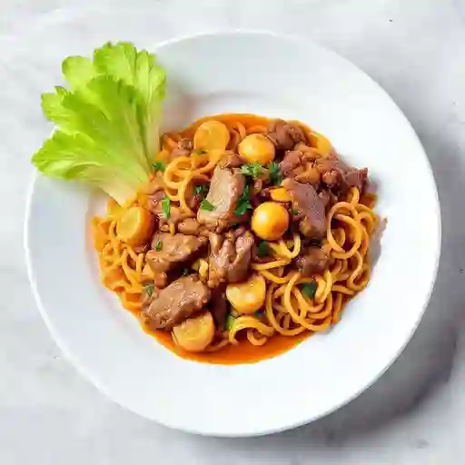 1 Carne Mongo + 1 Chapsui Especial + (6) De Wantan