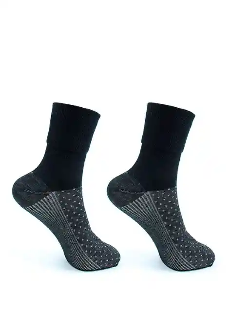 Monarch Pack Calcetines Puño Suave Negro Talla M