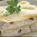 Lasagna de Pollo y Champiñón