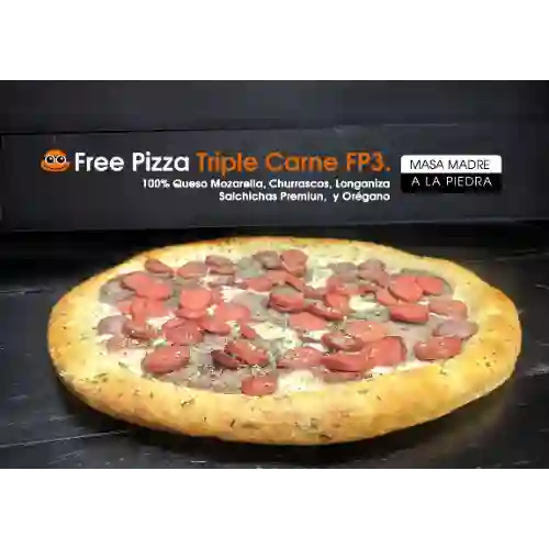 Free Pizza Familiar Triple Carne Fp3