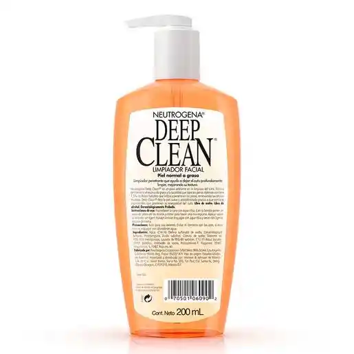 Neutrogena Jabon Limpiador Deep Clean