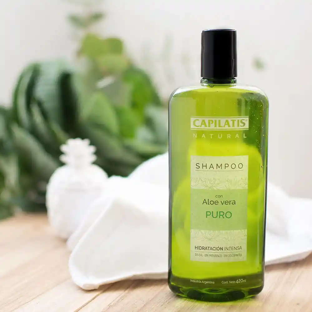 Capilatis Shampoo Con Aloe Vera 100% Orgánico