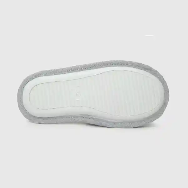 Pantufla Gata de Niña Light Gray Talla 34 Colloky