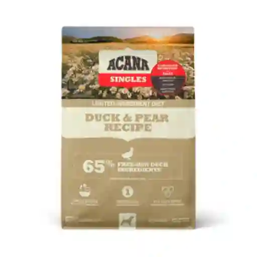 Acana Singles Alimento Natural Seco Para Perro Duck & Pear