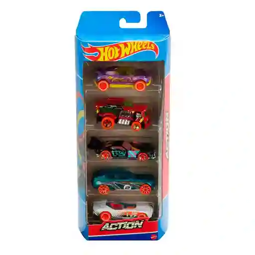 Hot Wheels Juguete Pack de 5 Autos Surtidos