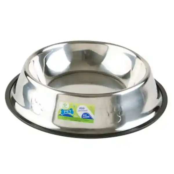 Plato Acero Inoxidable Para Perro S Tottus