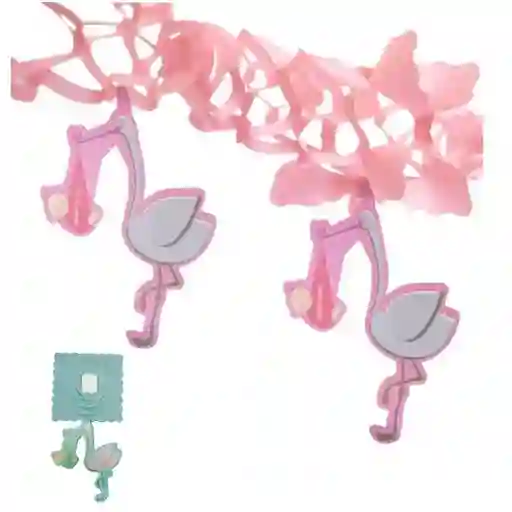 Guirnalda Baby Shower Cigüeña Niño y Niña