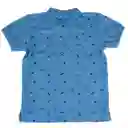 Polera Niño Celeste Talla 4 A Pvy667-23Cel Pillín