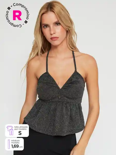 Polera Sin Manga Esilver nn C1 Plata XS S25