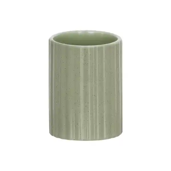 Vaso de Cerámica Para Baño Verde Casaideas