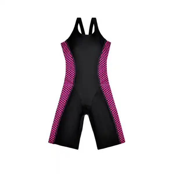 Traje de Baño Deportivo Pierna Larga Fucsia Talla M Samia