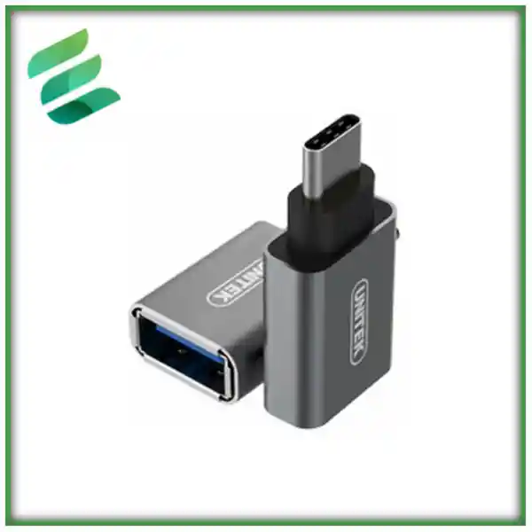 Adaptador Otg Usb-c a Usb Aluminio Punta Dorada