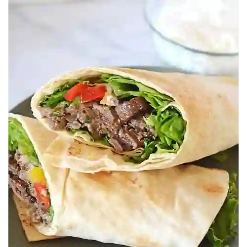 Shawarma Vacuno + Bebida en Lata 350ml