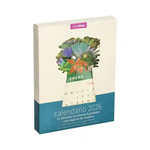 Calendario de Mesa 2026 Casaideas