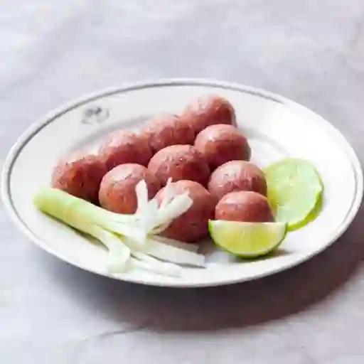Kubbe crudo bolitas