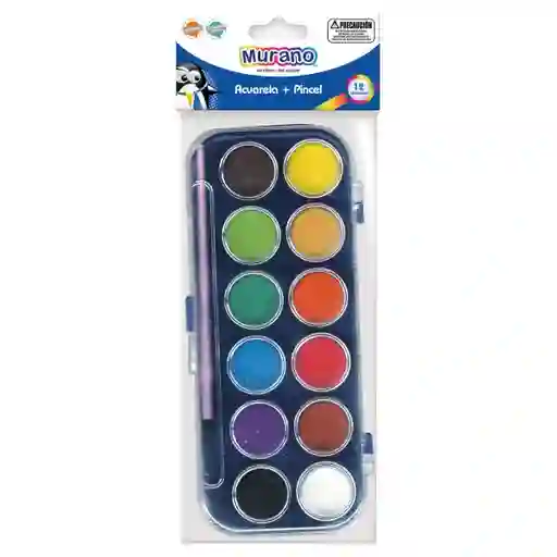 Murano Acuarela Con Pincel