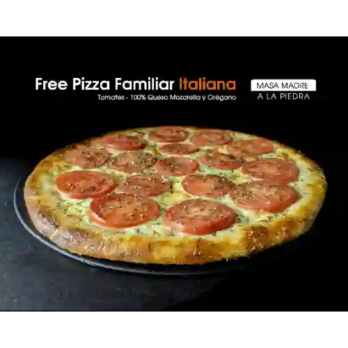 Pizza Familiar Italiana O Doble Queso