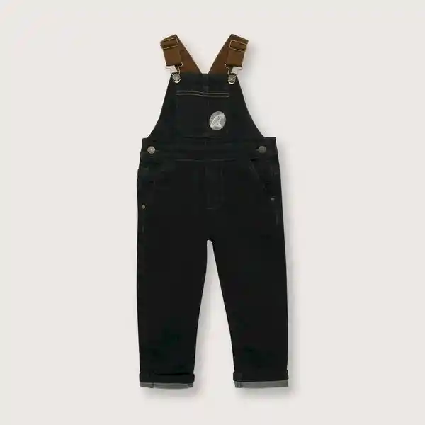 Opaline Jardinera Denim de Niño Grafito Talla 2A