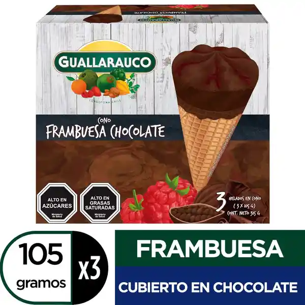 Guallarauco Cono Helado Frambuesa