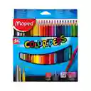 Lapices De Colores Maped 24 Unidades