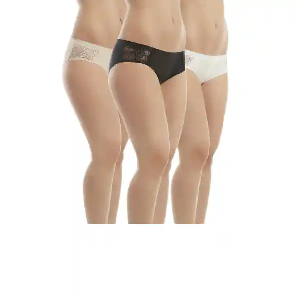 Pack Bikini Seamless Color Surtido Talla L Flores