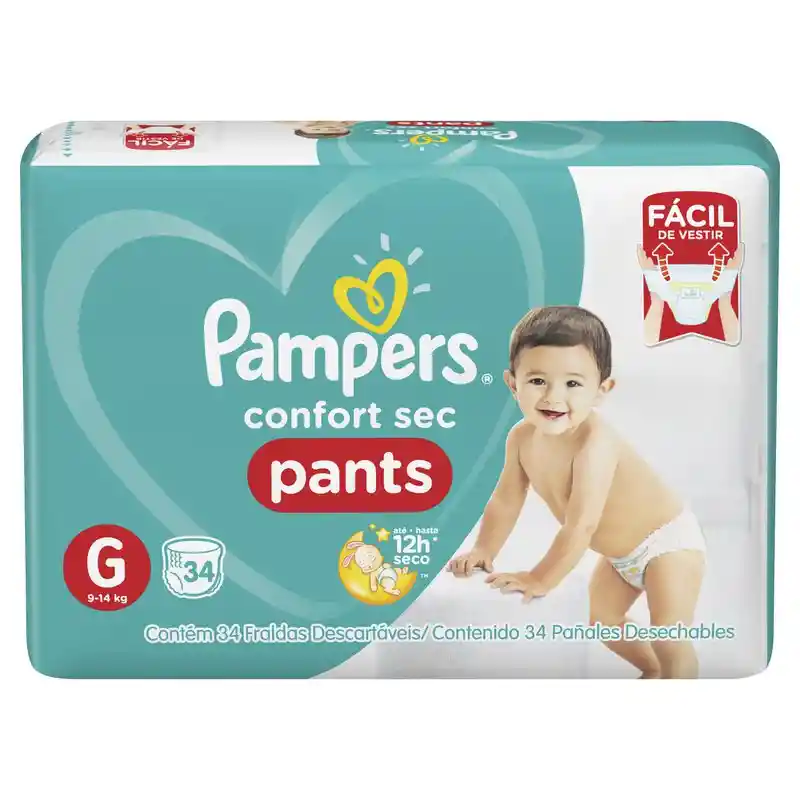 Pampers Panal Confort Sec Pants G34