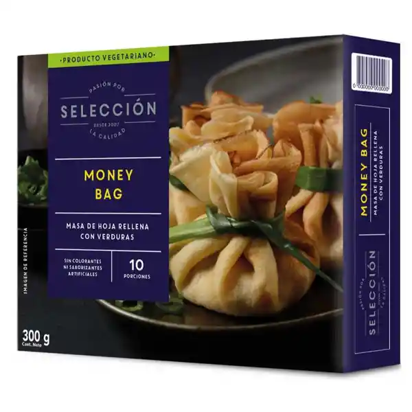 Selección Masa de Hoja Rellena Con Verduras Money Bag