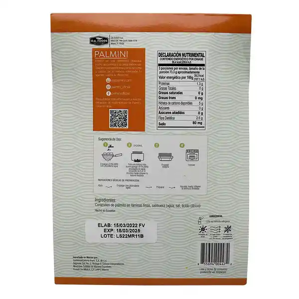 Palmini Pasta Lasaña