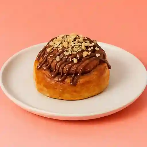 Rollito de canela nutella