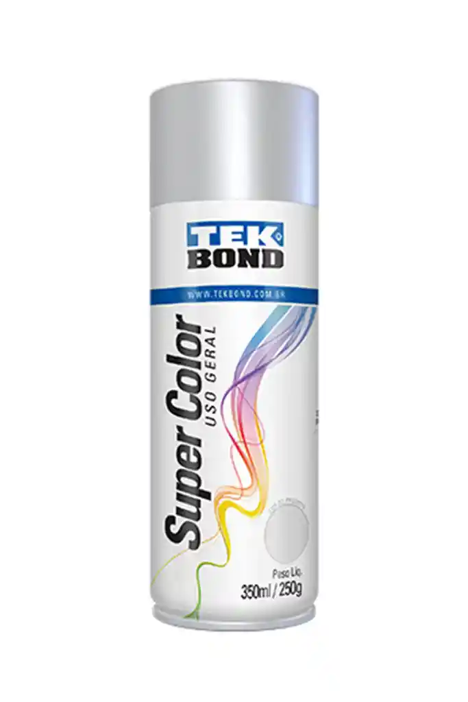 Tekbond Pintura Acrilica Aerosol Uso General Aluminio 350 mL