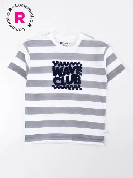 Harvest Polera Manga Corta Mesa2-2 Azul 10 V26