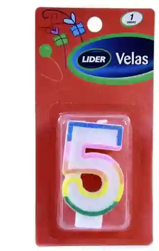 Vela No 5 Brillante Lider