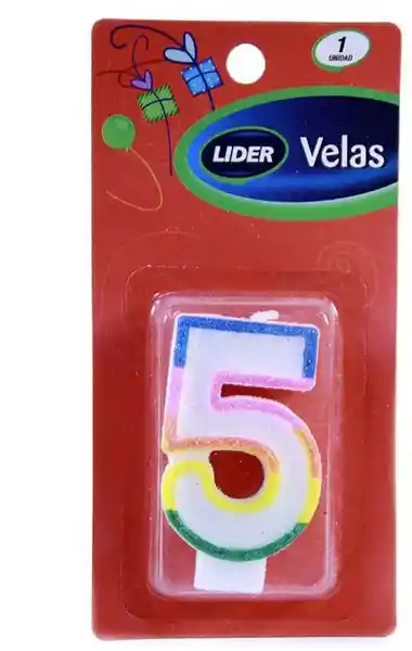 Vela No 5 Brillante Lider