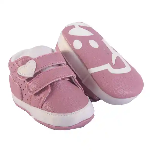 Zapatillas Para Bebé Niña Rosado Talla 16 Pillin