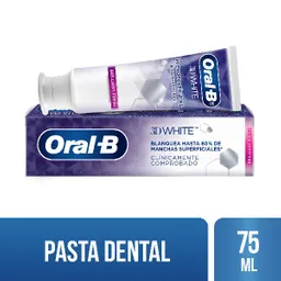 Oral-B Pasta Dental Anti Caries con Flúor 3D White Brilliant Fresh