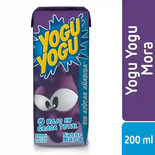 Yogu Yogu Bebida Láctea Sabor a Mora sin Azúcar