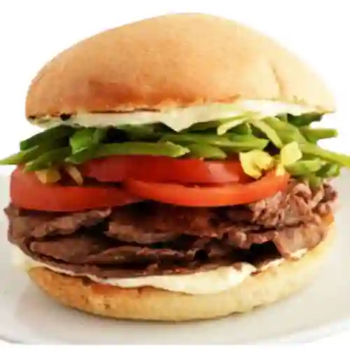 Sánguche de churrasco chacarero