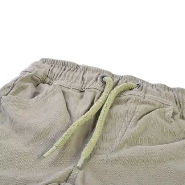 Pantalón Gabardina Bebé Niño Verde Talla 3 A Pillin