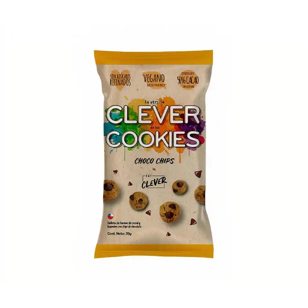 Eat Clever Galleta Choco Chips 30 g