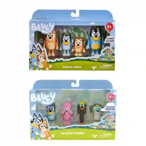 Bluey Set Figuras el Mundo de (Surtido)