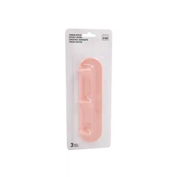 Miniso Gancho Adhesivo Triple