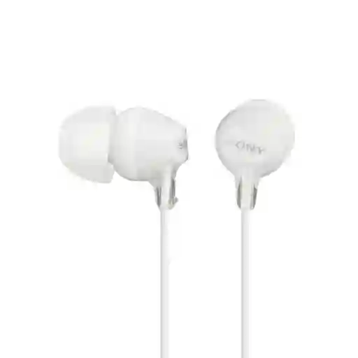 Sony Audífonos in Ear Blanco MDR-EX15LP/W