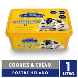 San Francisco Helado Cookies & Cream con Trozos de Galleta