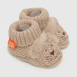 Pantufla de Bebé Niño Beige Colloky