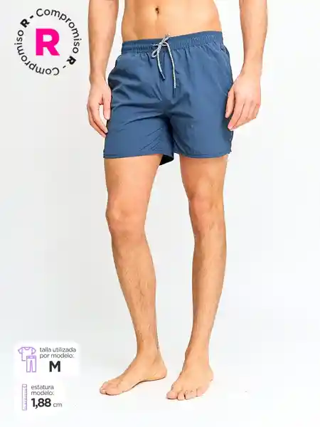 Index Traje de Baño Efolid Azul Marino XL SS25