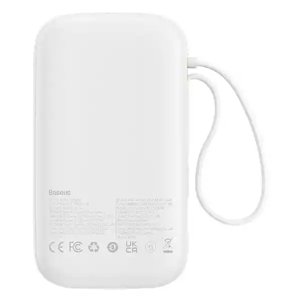 Baseus Batería Powerbank Qpow2 Pantalla Cable y Tipo-C 10.000mAh