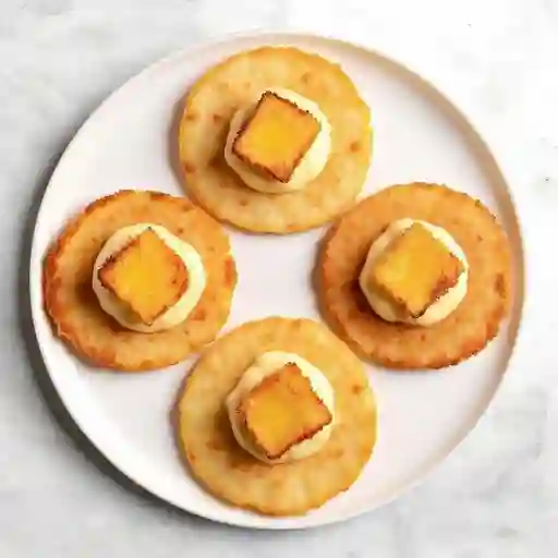 Arepitas Con Nata Y Queso Frito 4 Unds