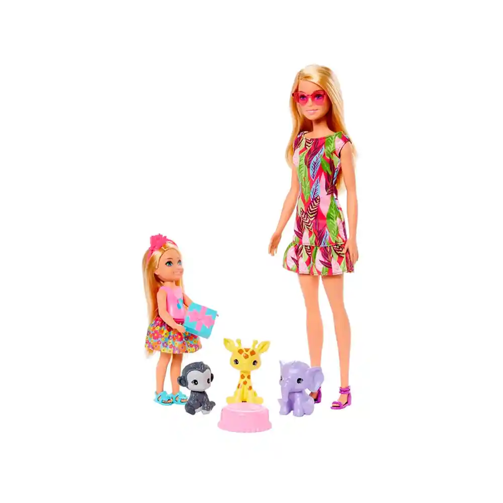 Barbie Dreamhouse Adventures Chelsea Animales de Selva